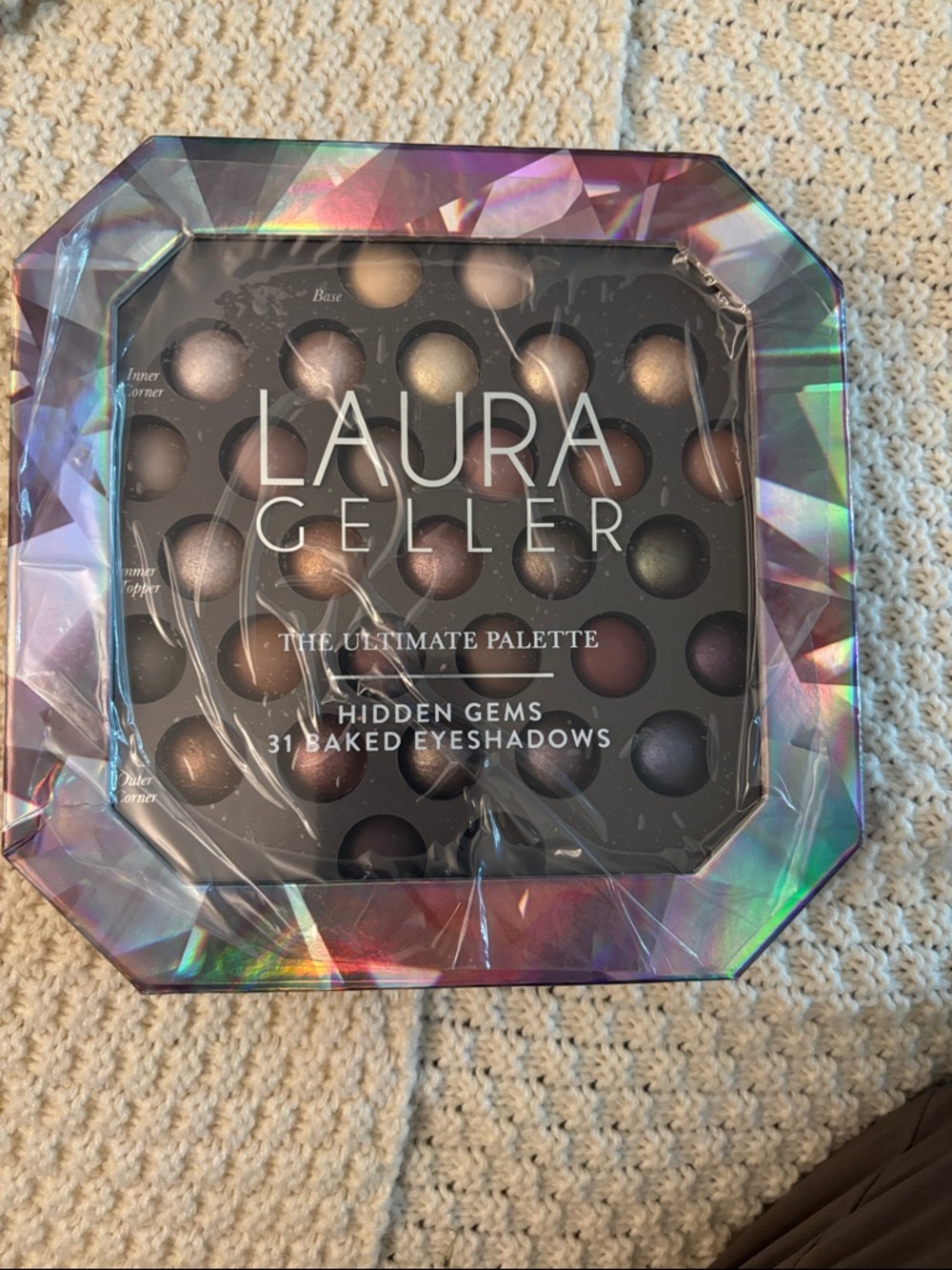 Laura Geller Hidden Gems Eyeshadow Palette — Jewel & Neutral Mix